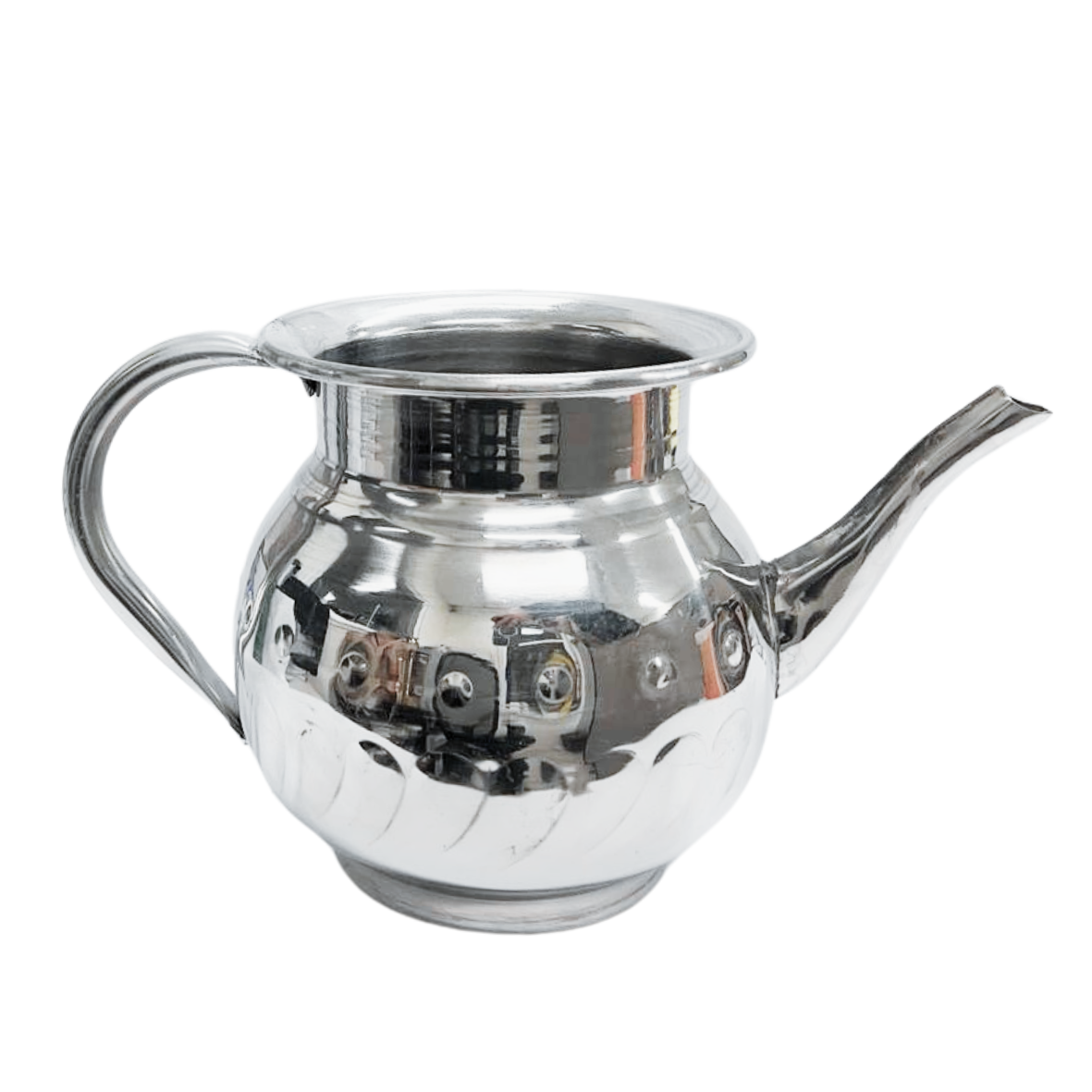 Stainless Steel Lota / Toilet Vessel – With Handle